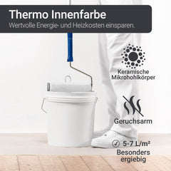 Vernice termica per pareti Pittura a risparmio energetico Interni W529 5-20L