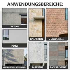 Soluzione Impregnante Mattone Facciata Sigillante Pareti Impermeabilizzante Protezione Murale W870 1-10L