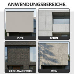 Rivestimento Climatico per Facciate Bianco Pittura Murale Termoriflettente Pittura per Esterni Pittura per Facciate W527 5–20L