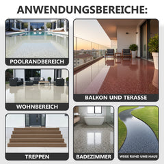 Legante bicomponente per tappeti in pietra migliorare adesione del rivestimento in Ghiaino naturale W727 1,5-6Kg