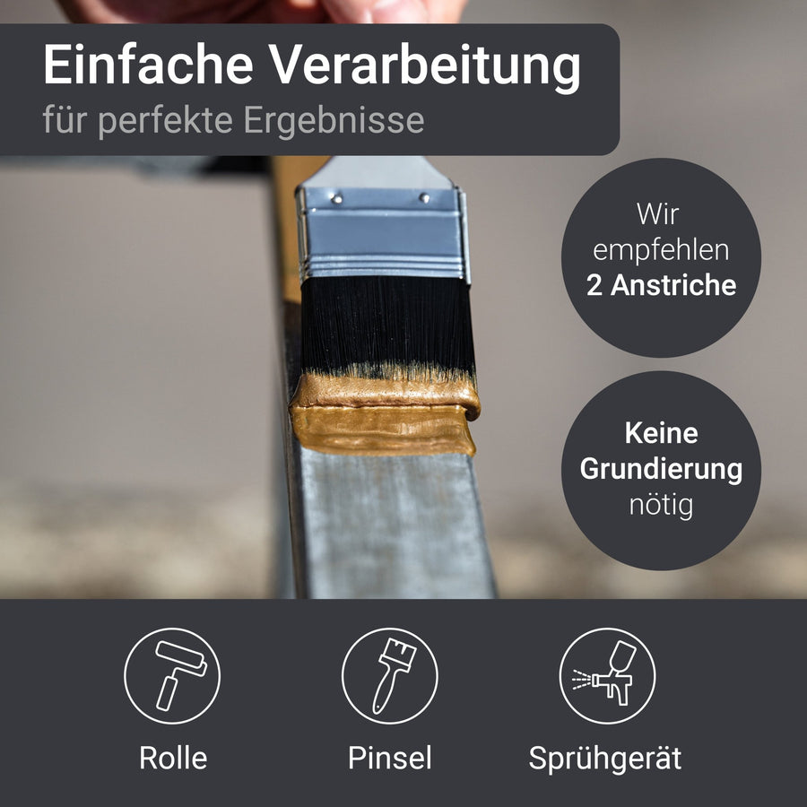 Metallschutzlack 3in1 Rostschutzlack Metallschutzfarbe Metalllack Sonderposten W908 - WO - WE.SHOP