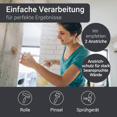 Fluido protettivo rivestimento liquido lavabile per sigillare carta da parati Trasparente W536 1-10L 