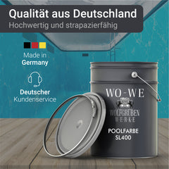  Vernice per Piscina Pittura colorata Rivestimento Pool SL400 1-20L