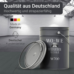 Betonfarbe Bodenfarbe Bodenbeschichtung Fußbodenfarbe Kellerfarbe W700 MATT 0.75 - 10L - WO - WE.SHOP