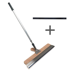 Racla da pavimento per grandi superfici 560 mm a manico lungo dentata con sistema a innesto PL230