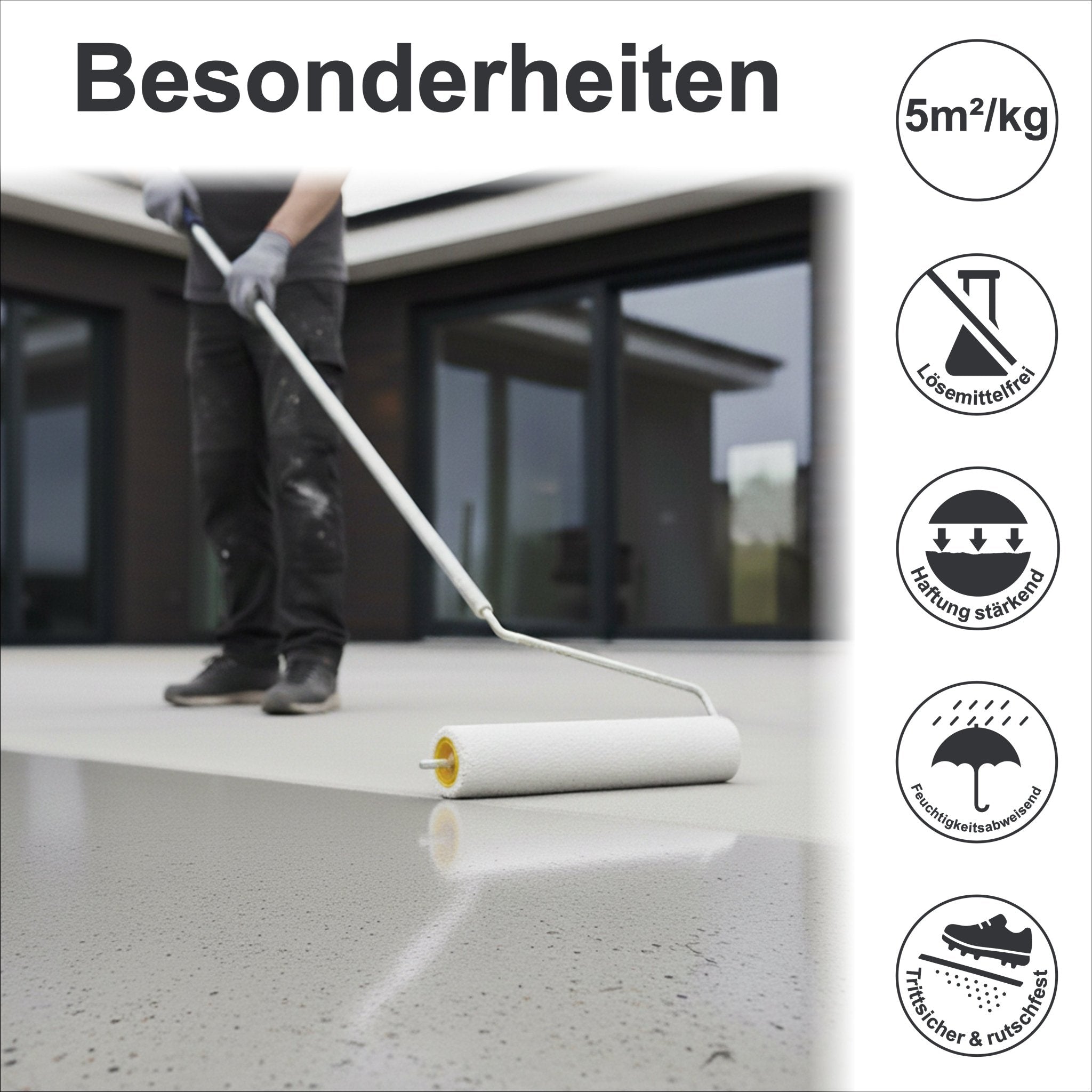 Steinteppich Grundierung Tiefengrund Haftvermittler Natursteinteppich W729 1 - 10Kg - WO - WE.SHOP