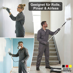 Pittura Murale Vernice al Lattice Opaca per Interni Pareti Cucina Lavabile W556 Bianco 1-20L