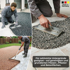 Legante bicomponente per tappeti in pietra migliorare adesione del rivestimento in Ghiaino naturale W727 1,5-6Kg