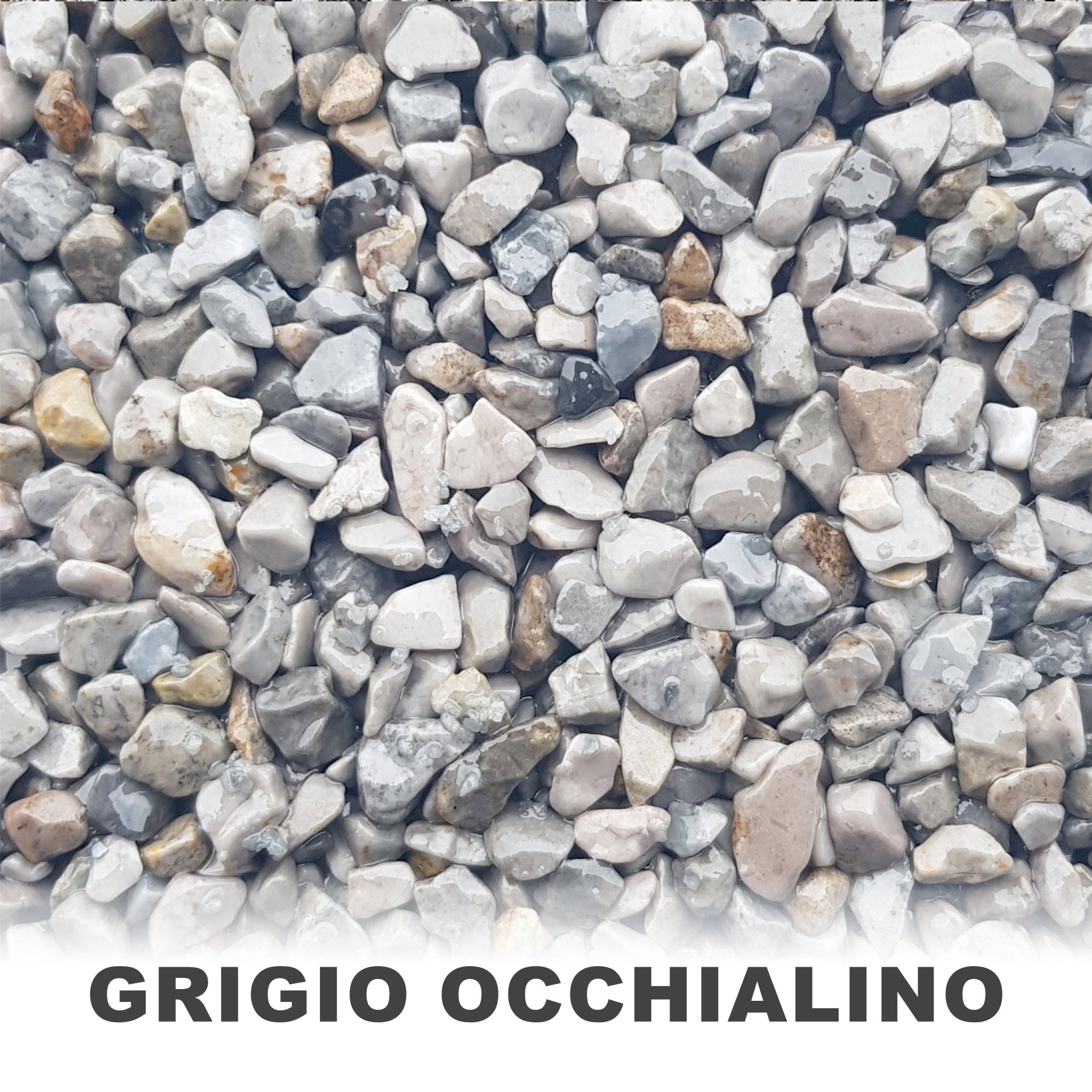 25Kg Steinteppich Set Marmorkies Bodenbeschichtung Naturstein W730 - 2qm - WO - WE.SHOP