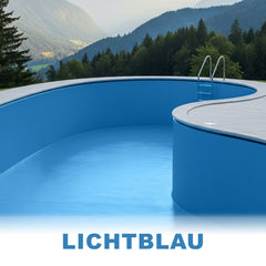 Vernice Per Piscina BCPRO 2.5L Blu Chiaro - Per Cemento, Beton, Plastica, Metallizzato, Asciugatura Rapida, Alta Coprenza