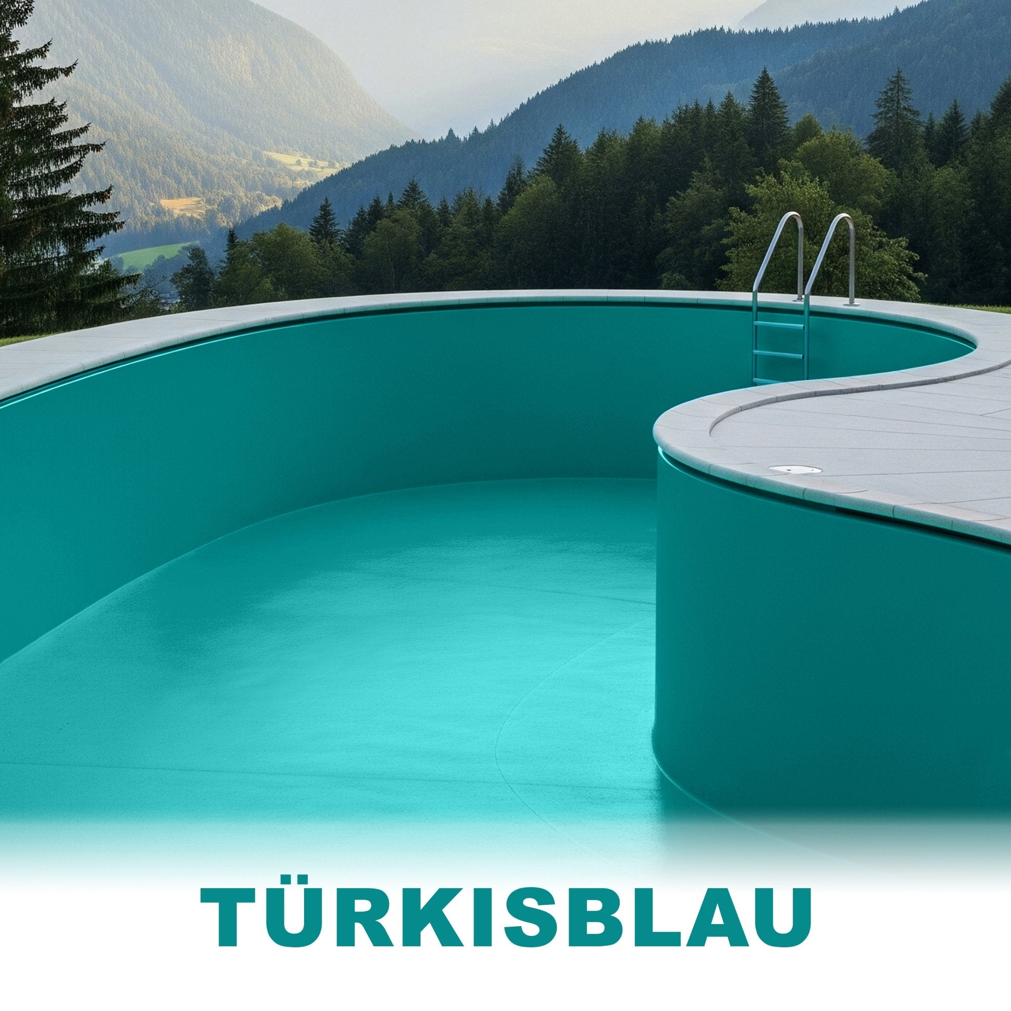 #Farbe_RAL 5018 Türkisblau