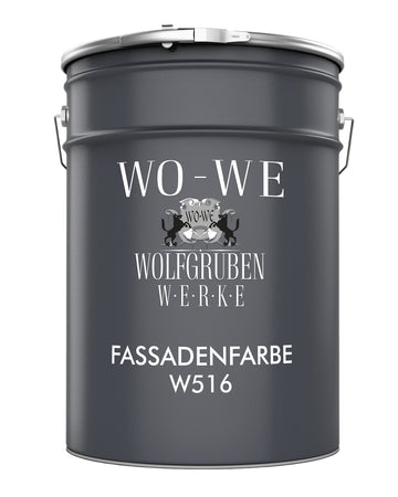 Pittura per Facciate Imbiancare Muri Tinteggiatura Rivestimento per esterno Bianco W516 1-20L