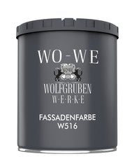 Pittura per Facciate Imbiancare Muri Tinteggiatura Rivestimento per esterno Bianco W516 1-20L