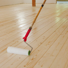 Floor paint roller with telescopic handle 40cm width 5mm fiber PL210