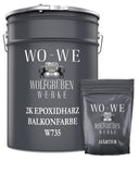 Vernice per balconi terrazze Rivestimento in resina epossidica Pittura bicomponente W735 2.5-10Kg