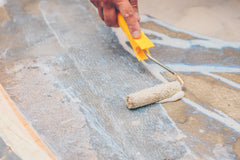 Acid Etching surface Preparation for better adhesion of W700 Floor coating paint for concrete and for W702 2-Pack Epoxy Resin Floor Coating Paint Garage Concrete W800 - 10L