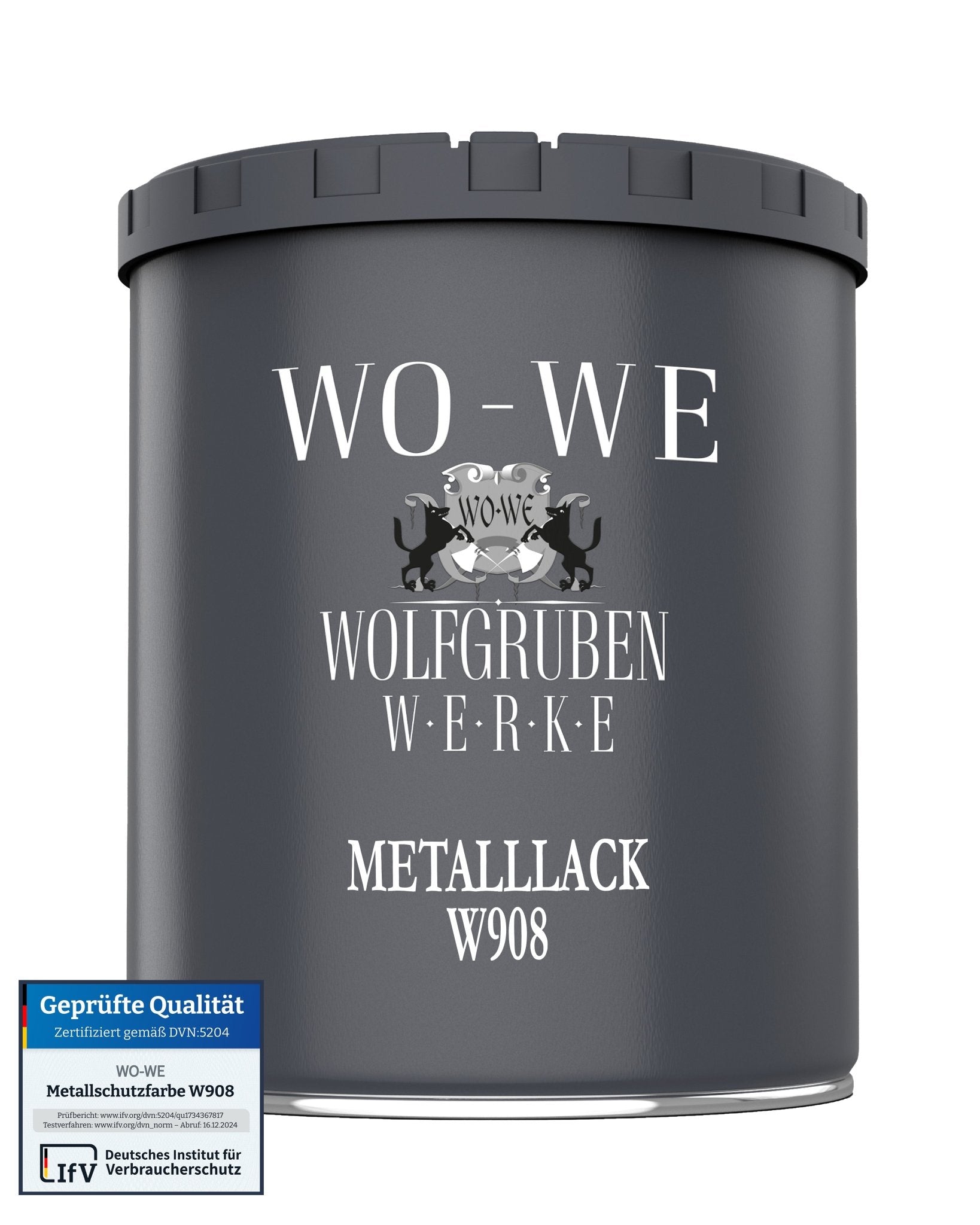 Metallschutzlack 4in1 Metalllack Metallfarbe Metallschutzfarbe W908 0,75 - 5L - WO - WE.SHOP