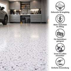 Scaglie di colore per rivestimento di pavimenti in resina epossidica pezzi colorati 0,5-5Kg